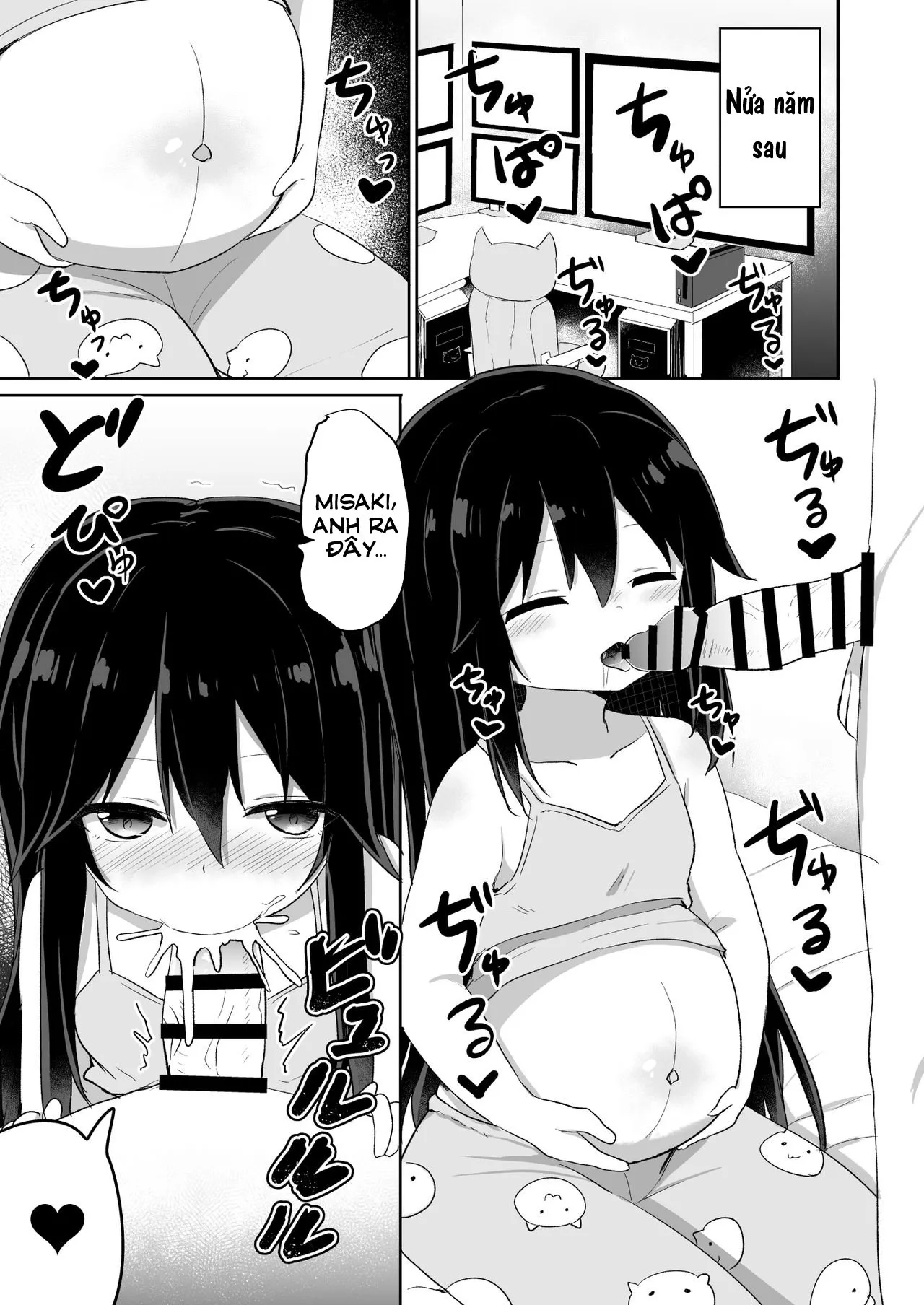 HentaiVN.net - Ảnh 32 - Đứa em trai succubus [Downer-kei Gamer Otouto ga Nii-san Sukisuki Imouto Succubus ni Naru made; From a Downer Gamer Little Brother♂ to a Little Sister♀ Succubus Who Loves Nii-san; ダウナー系ゲーマー弟が兄さん好き好き妹サキュバスになるまで] - Oneshot - Ngọt