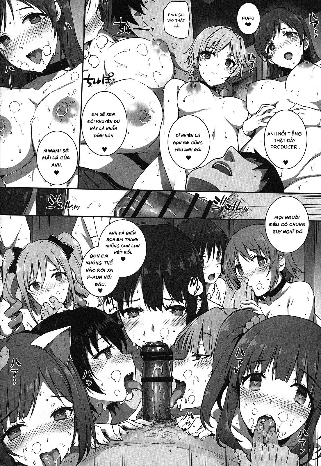 HentaiVN.net - Ảnh 24 - SEX❤HAREM - Oneshot