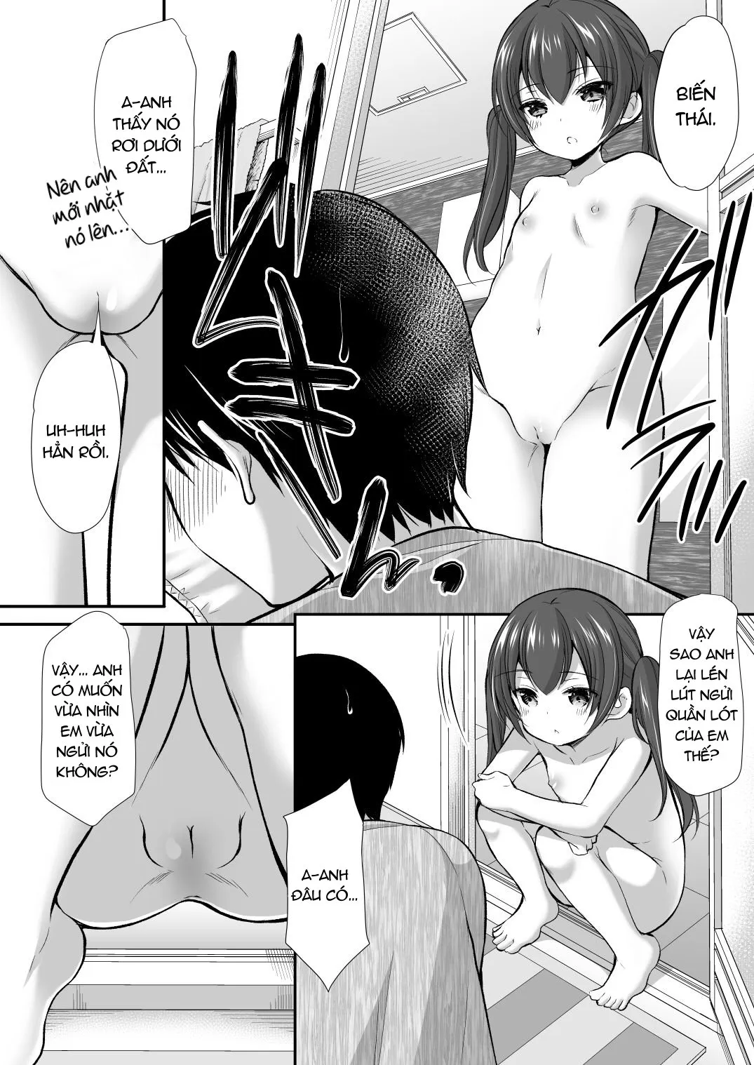 HentaiVN.net - Ảnh 7 - Bé loli ướt rượt và nii-chan may mắn [Kaki Oroshi] - Oneshot
