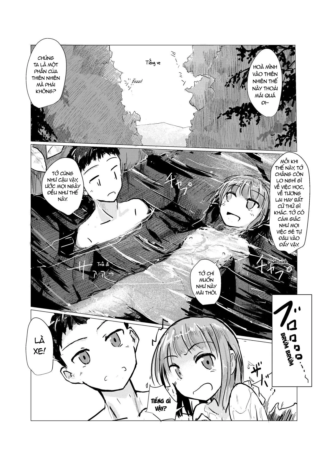 HentaiVN.net - Ảnh 17 - Vui đùa dưới sông [Futari de Mizuasobi, Two People Playing In The River] - Oneshot