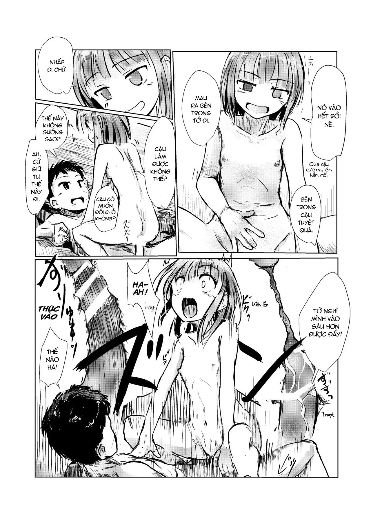 HentaiVN.net - Ảnh 25 - Vui đùa dưới sông [Futari de Mizuasobi, Two People Playing In The River] - Oneshot