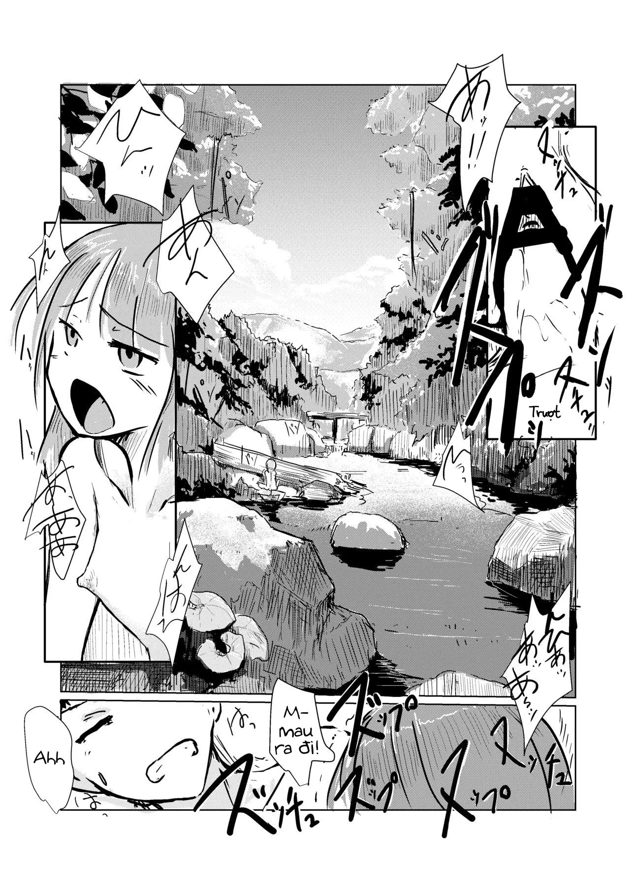 HentaiVN.net - Ảnh 29 - Vui đùa dưới sông [Futari de Mizuasobi, Two People Playing In The River] - Oneshot