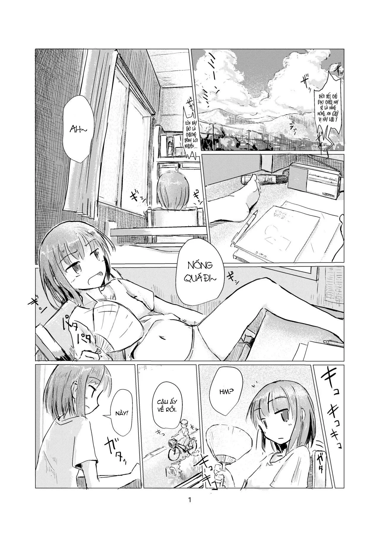 HentaiVN.net - Ảnh 3 - Vui đùa dưới sông [Futari de Mizuasobi, Two People Playing In The River] - Oneshot