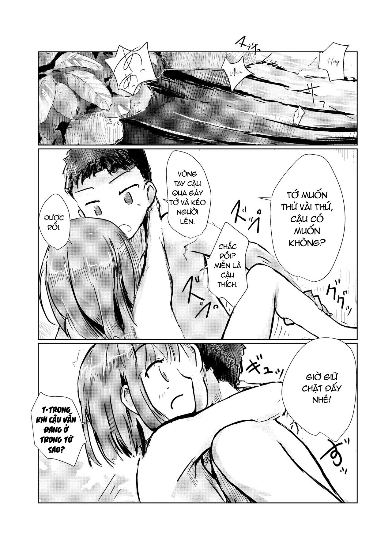 HentaiVN.net - Ảnh 36 - Vui đùa dưới sông [Futari de Mizuasobi, Two People Playing In The River] - Oneshot