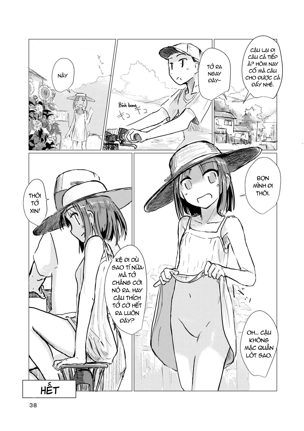HentaiVN.net - Ảnh 40 - Vui đùa dưới sông [Futari de Mizuasobi, Two People Playing In The River] - Oneshot