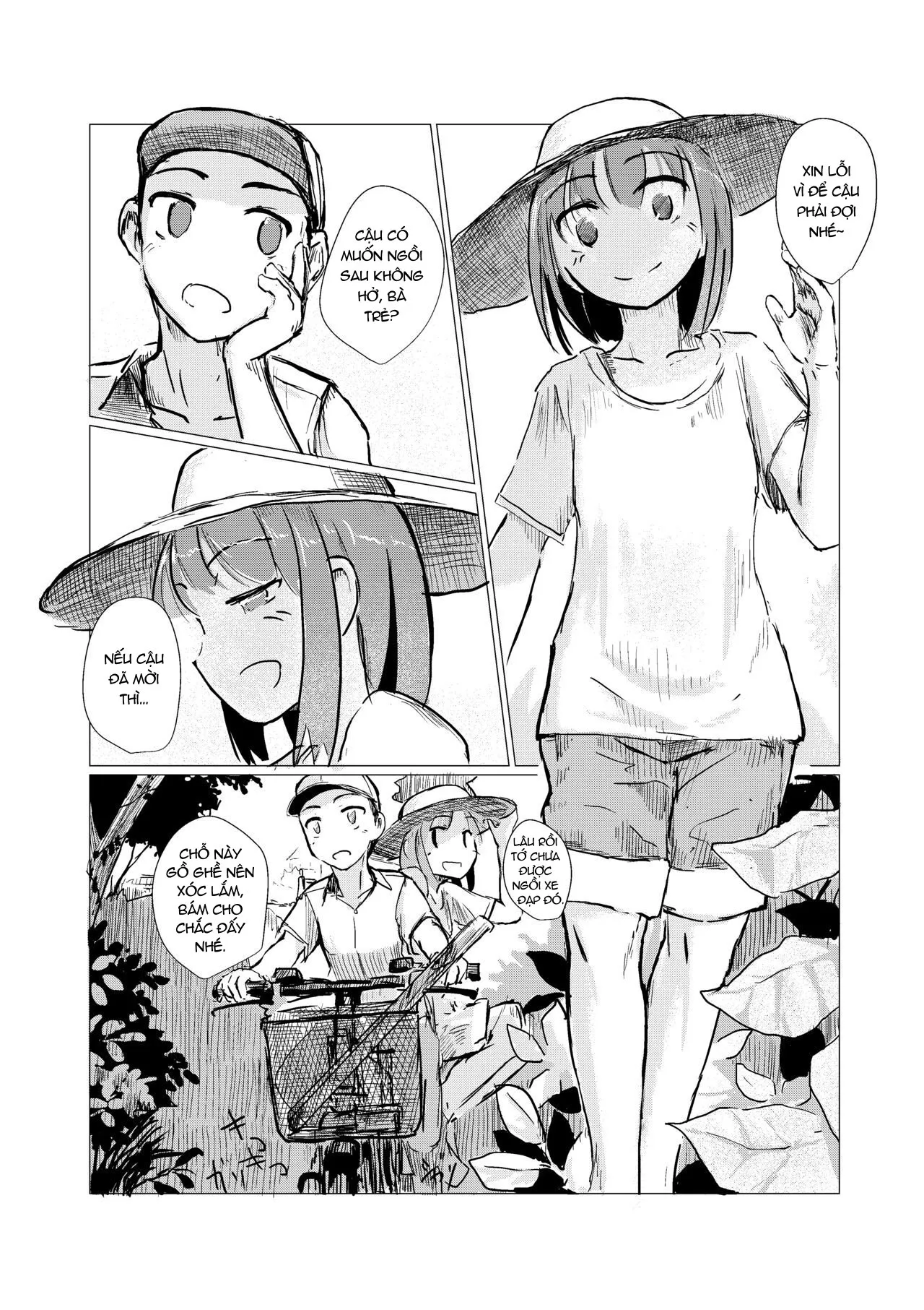 HentaiVN.net - Ảnh 5 - Vui đùa dưới sông [Futari de Mizuasobi, Two People Playing In The River] - Oneshot