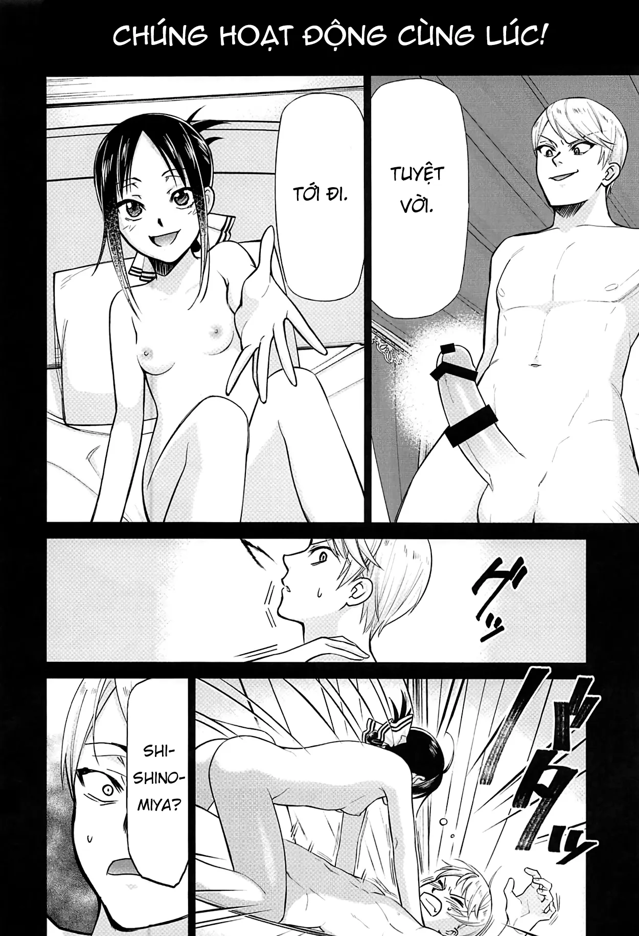 HentaiVN.net - Ảnh 9 - Cuộc Chiến Tình Địt [かぐや様は射精させたい; Kaguya-sama wa Shasei Sasetai] - Chap 1