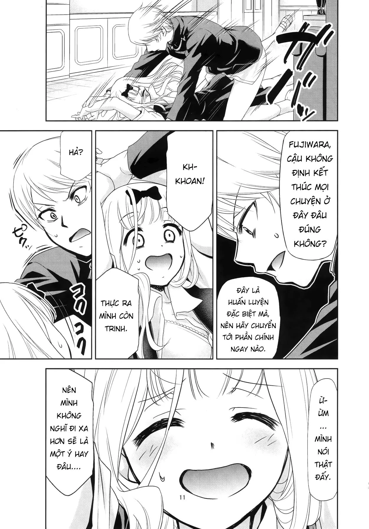 HentaiVN.net - Ảnh 12 - Cuộc Chiến Tình Địt [かぐや様は射精させたい; Kaguya-sama wa Shasei Sasetai] - Chap 2