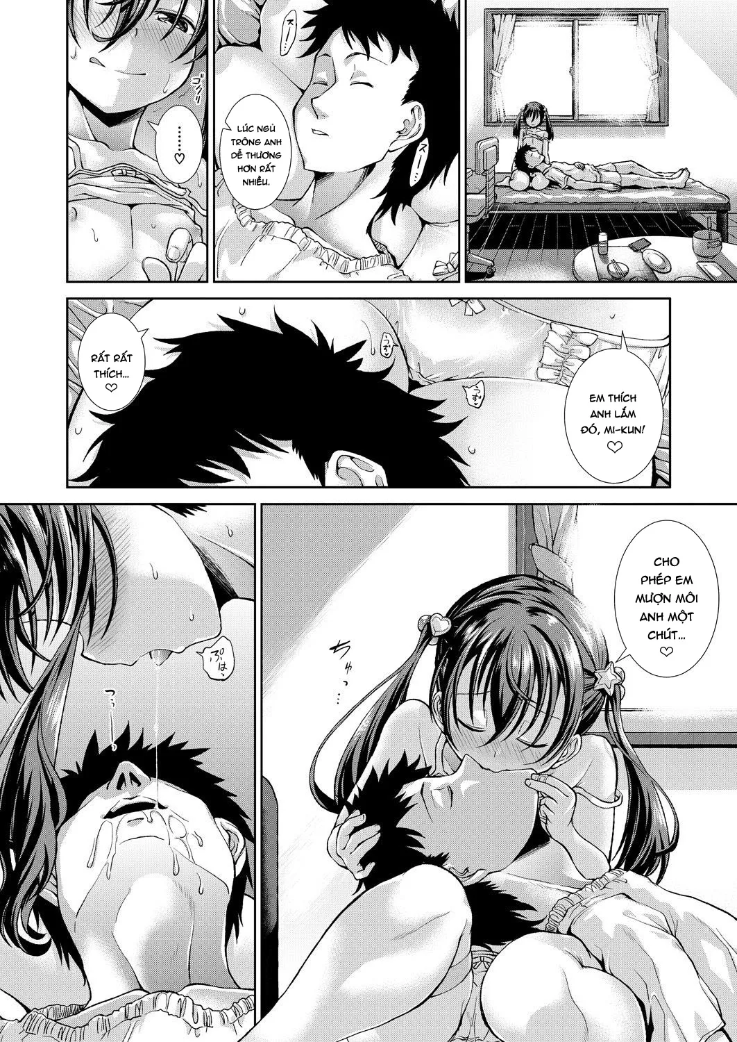 HentaiVN.net - Ảnh 20 - Ngay bây giờ, anh là của em. [いま、あなたの隣にいるの; Ima, Anata no Tonari ni Iru no; Right Now, By Your Side.] - Chap 3: Bị loli cưỡng dâm trong khi ngủ.