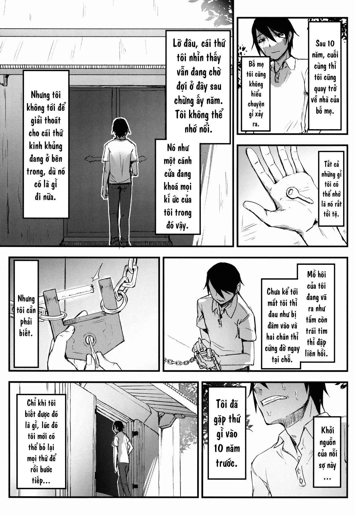 HentaiVN.net - Ảnh 7 - Nền Trắng Kí Ức [Shiragasane | Layers of White; 白襲 [英訳]] - Chap 2 - Ác mộng