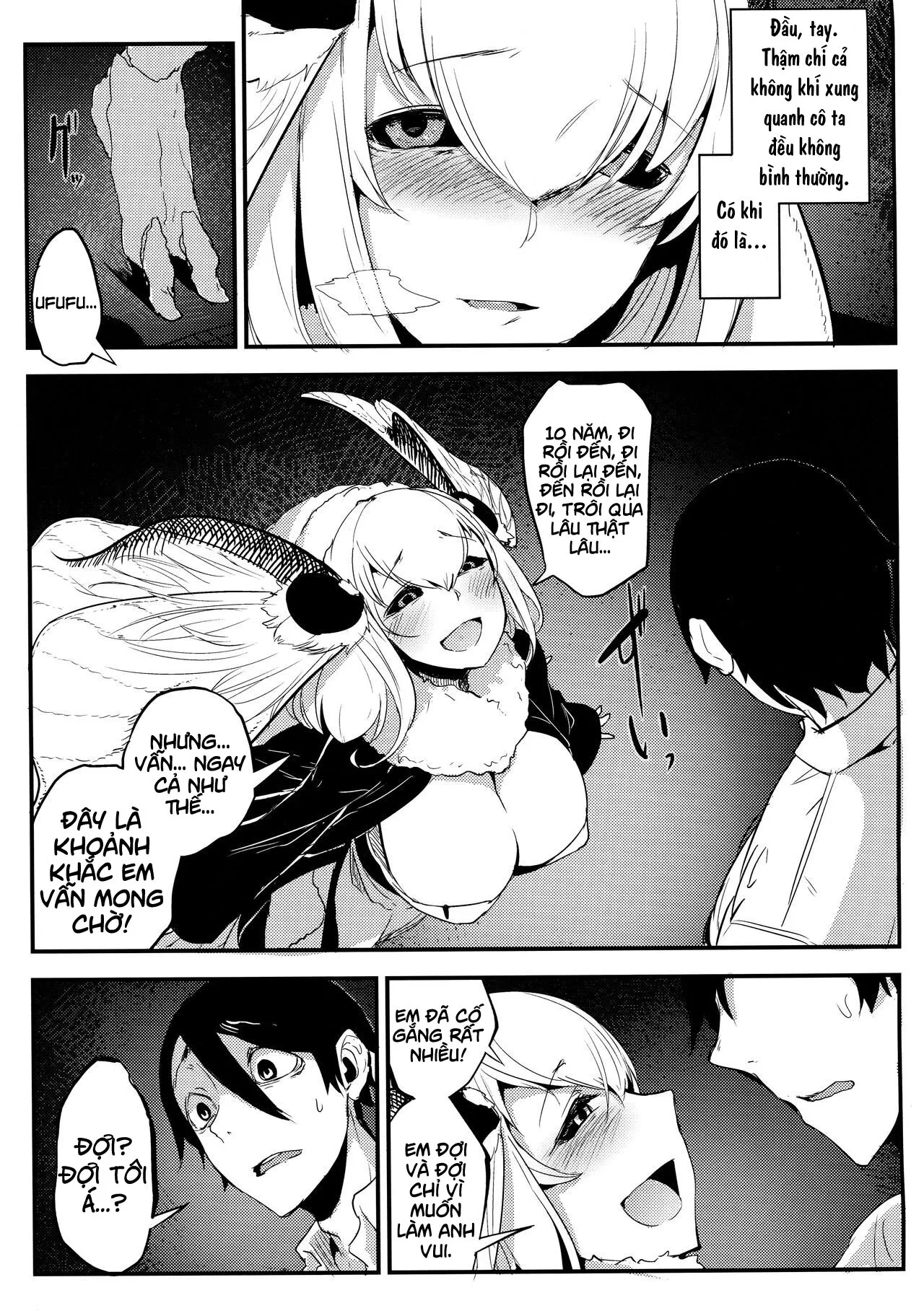 HentaiVN.net - Ảnh 12 - Nền Trắng Kí Ức [Shiragasane | Layers of White; 白襲 [英訳]] - Chap 4 - Kết thúc vòng lặp - Bad Ending