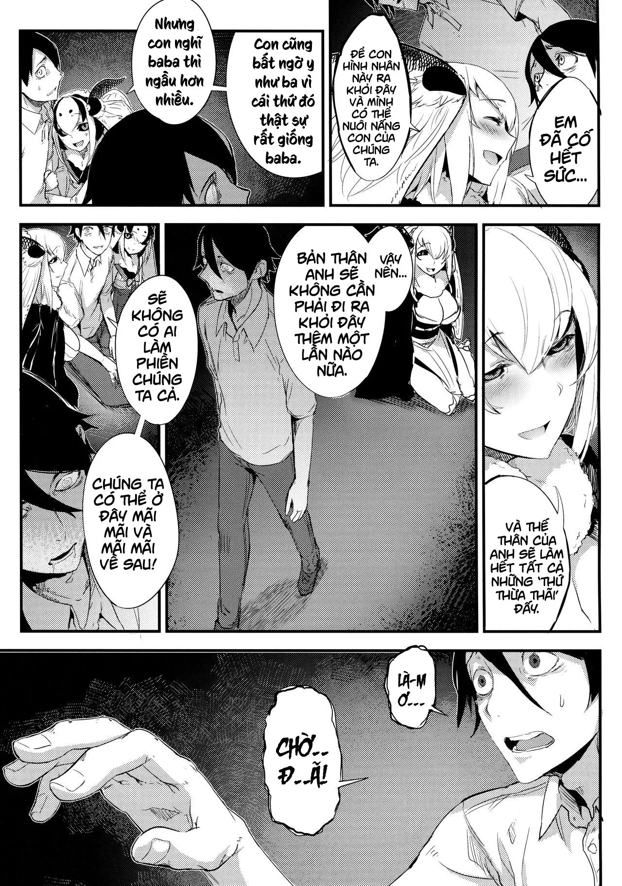 HentaiVN.net - Ảnh 36 - Nền Trắng Kí Ức [Shiragasane | Layers of White; 白襲 [英訳]] - Chap 4 - Kết thúc vòng lặp - Bad Ending