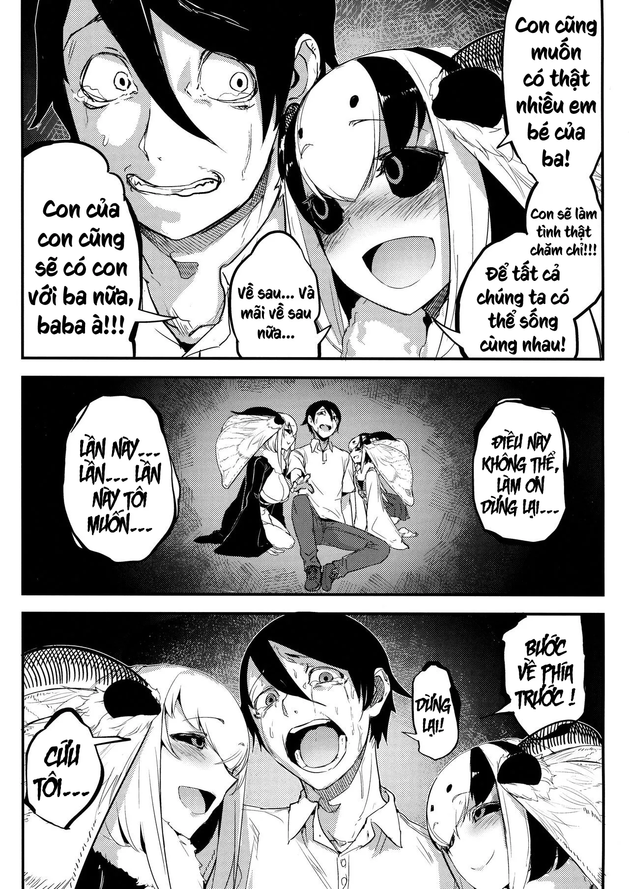 HentaiVN.net - Ảnh 38 - Nền Trắng Kí Ức [Shiragasane | Layers of White; 白襲 [英訳]] - Chap 4 - Kết thúc vòng lặp - Bad Ending