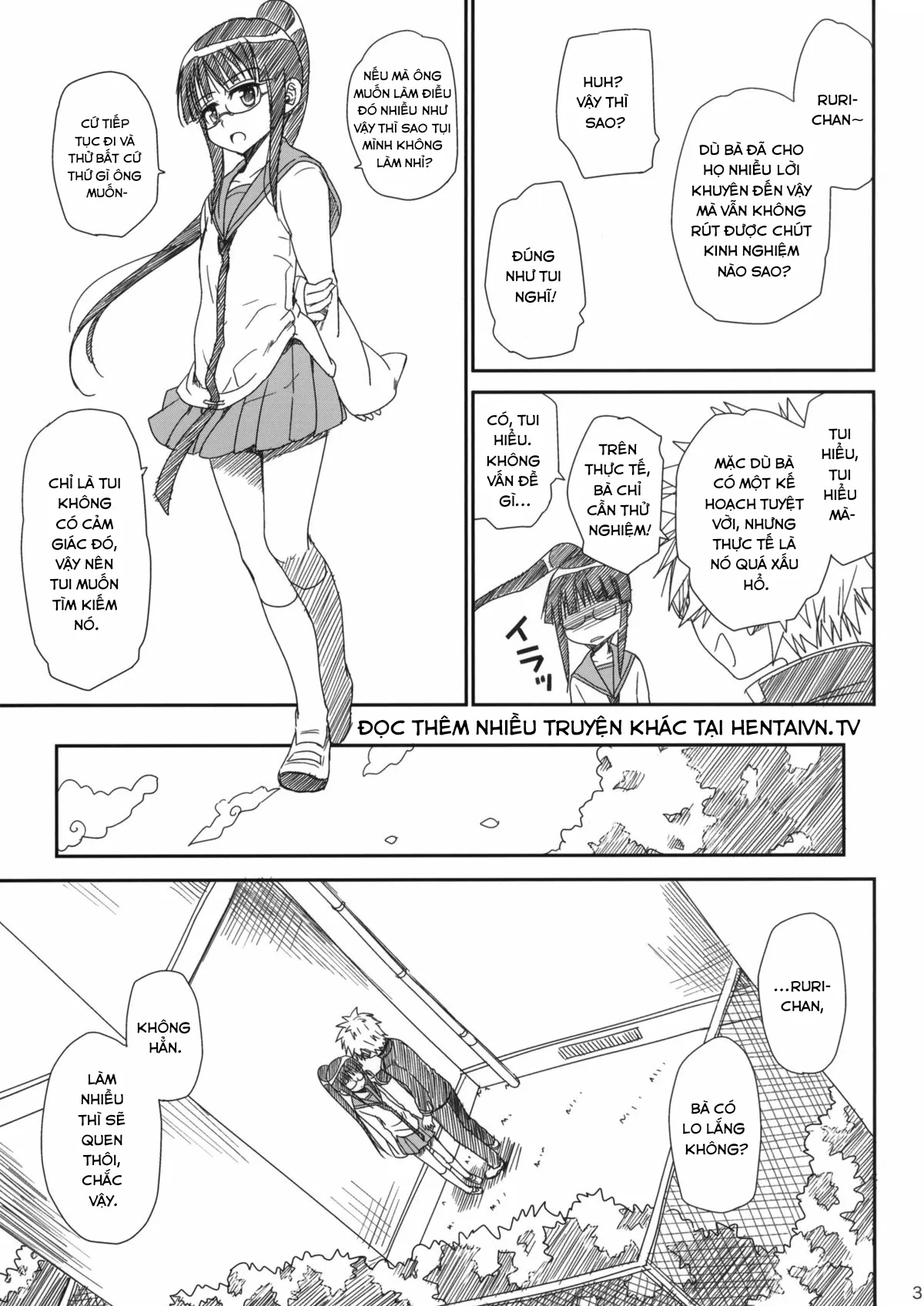 HentaiVN.net - Ảnh 3 - Megane no Yoshimi (Nisekoi). - Oneshot
