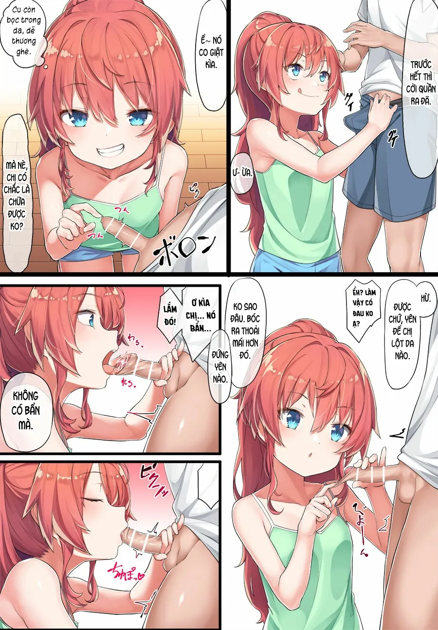 HentaiVN.net - Ảnh 9 - OneShota Kazuki-senpai [おねしょた和希先輩] - Chap 1: Chị và em.