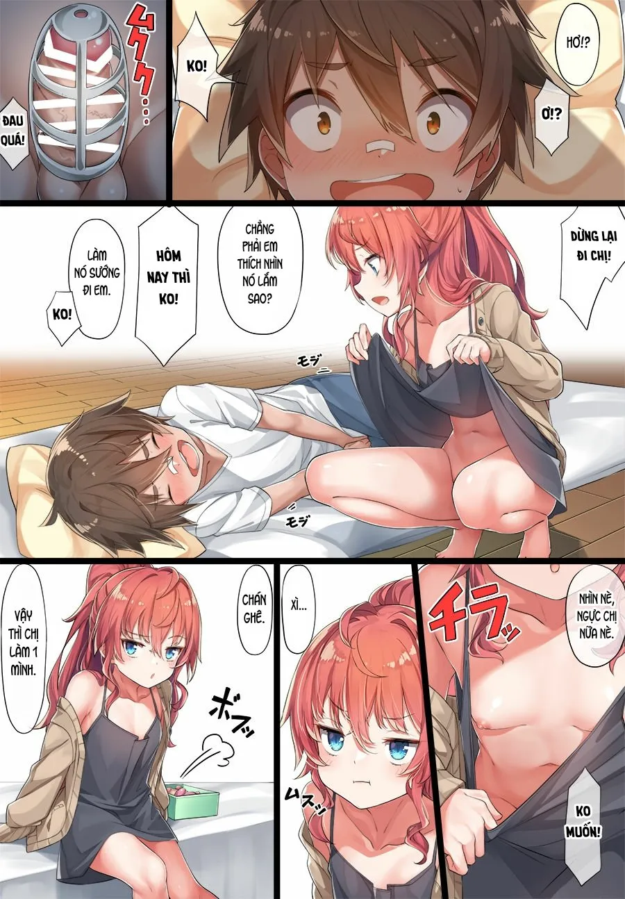 HentaiVN.net - Ảnh 7 - OneShota Kazuki-senpai [おねしょた和希先輩] - Chap 3: Khóa cái cu hư.