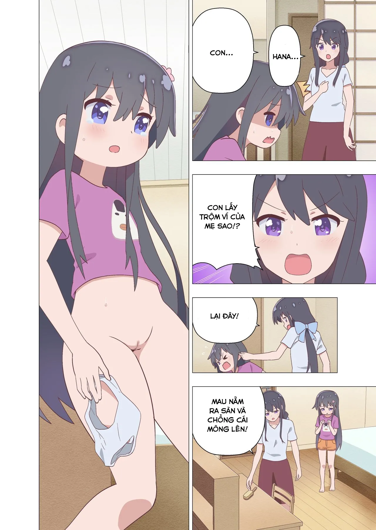 HentaiVN.net - Ảnh 3 - Nhật kí ăn đòn của Hana-chan [Hana-chan no Oshioki Nikki; Hana-chan's Punishment Diary] - Oneshot