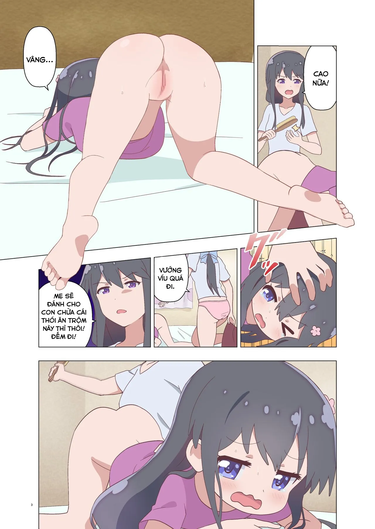 HentaiVN.net - Ảnh 4 - Nhật kí ăn đòn của Hana-chan [Hana-chan no Oshioki Nikki; Hana-chan's Punishment Diary] - Oneshot