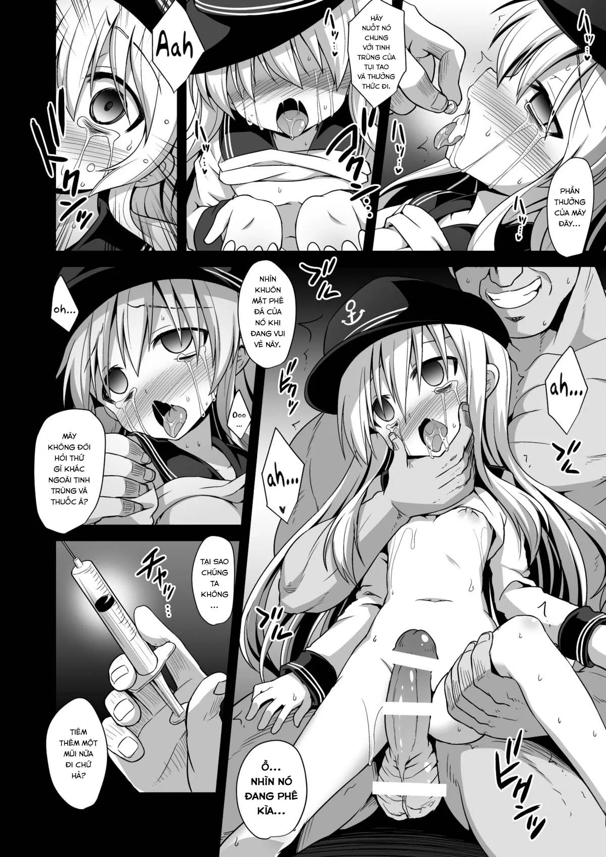 HentaiVN.net - Ảnh 11 - Thụ thai cho các bé nữ hạm (Kantai Collection -KanColle-) [Kanmusu Chakunin Inazuma Shussan Kichiku Kan; 艦娘着妊 電出産鬼畜姦] - Chap 2: Bé Hibiki