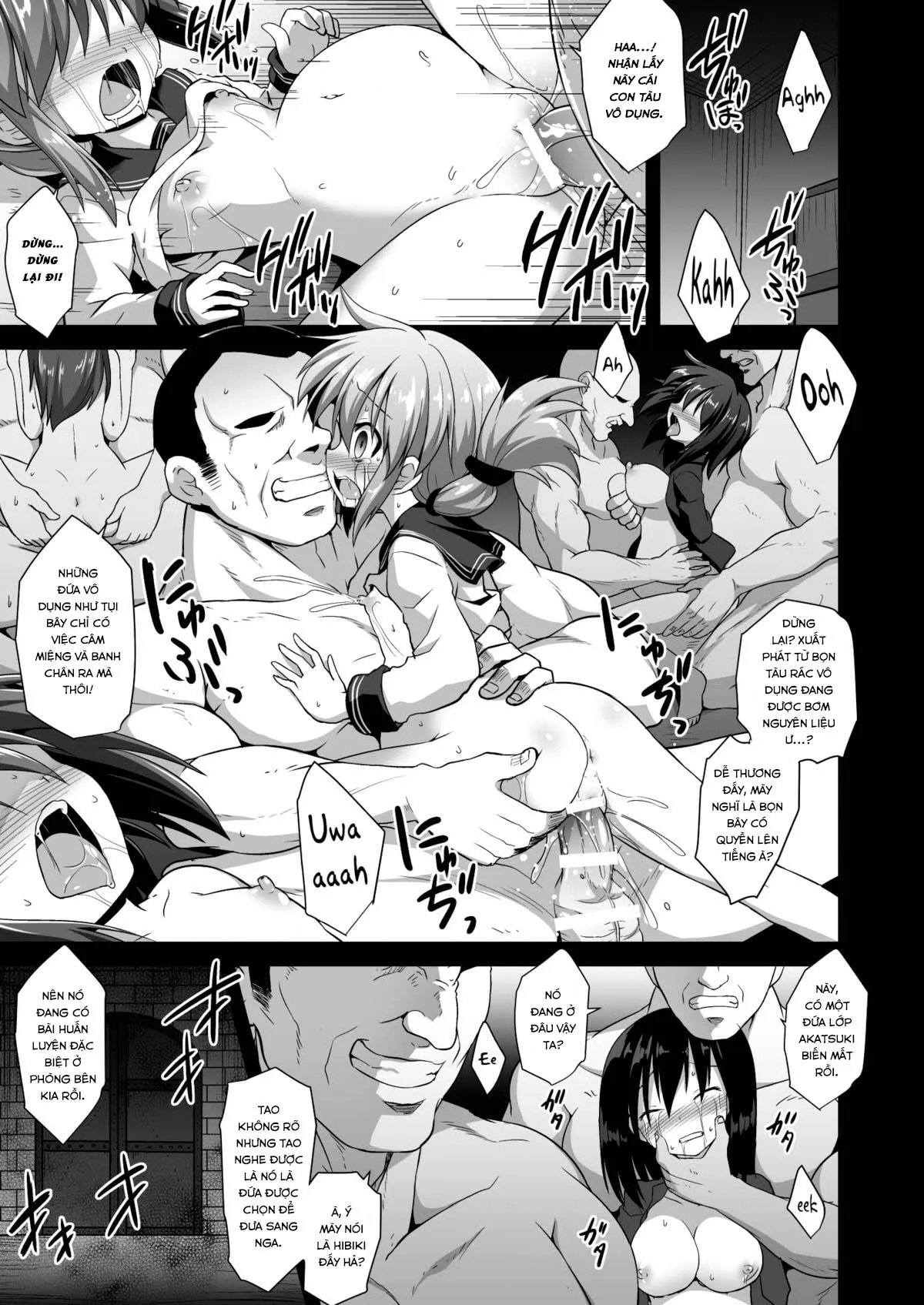 HentaiVN.net - Ảnh 4 - Thụ thai cho các bé nữ hạm (Kantai Collection -KanColle-) [Kanmusu Chakunin Inazuma Shussan Kichiku Kan; 艦娘着妊 電出産鬼畜姦] - Chap 2: Bé Hibiki