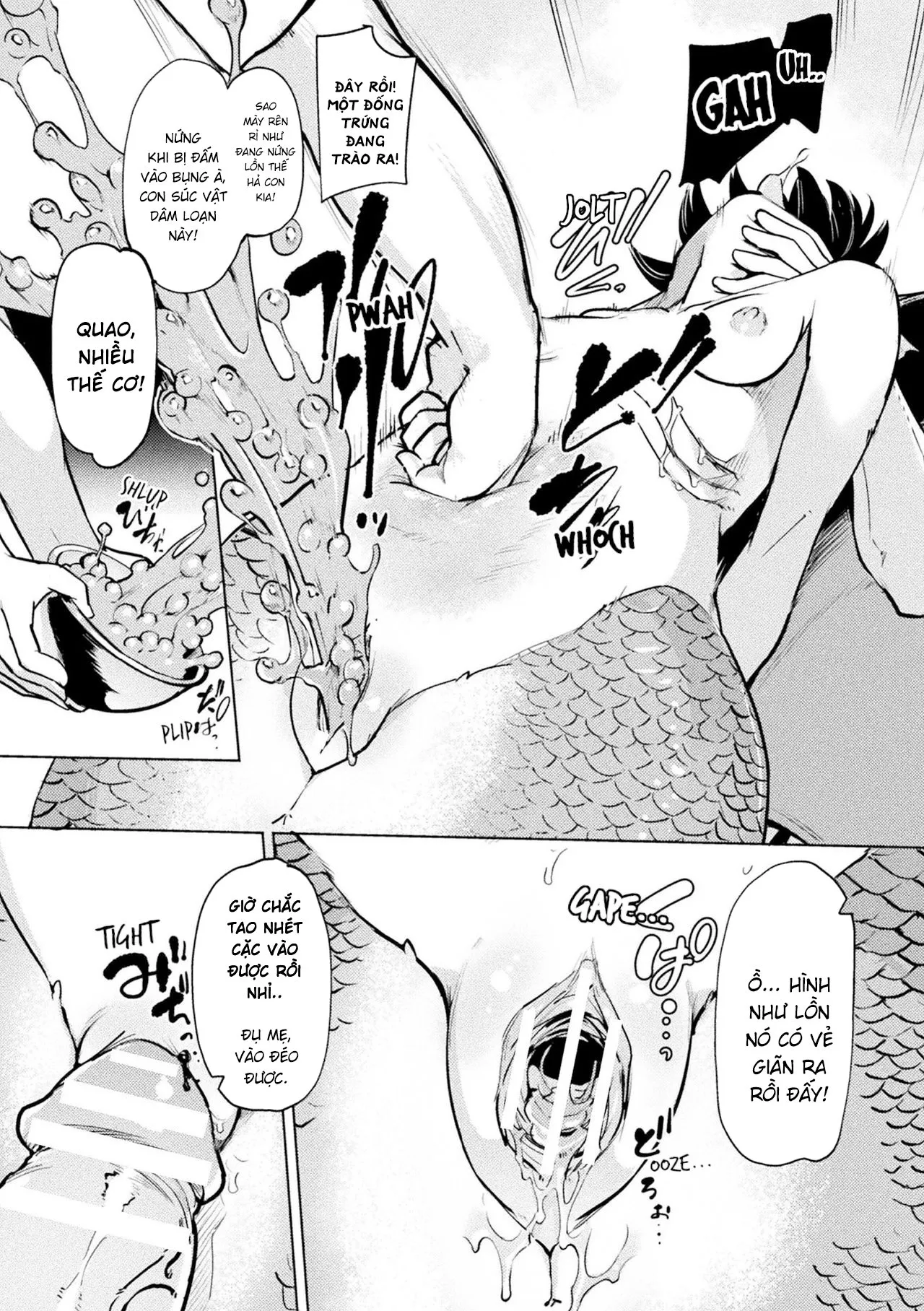HentaiVN.net - Ảnh 8 - Vụ thu hoạch nhuốm máu của cô bé nhân ngư [Bessatsu Comic Unreal Ajin Musume o Boko Naguri H Vol. 2 ~Ouda Hen~] - Oneshot