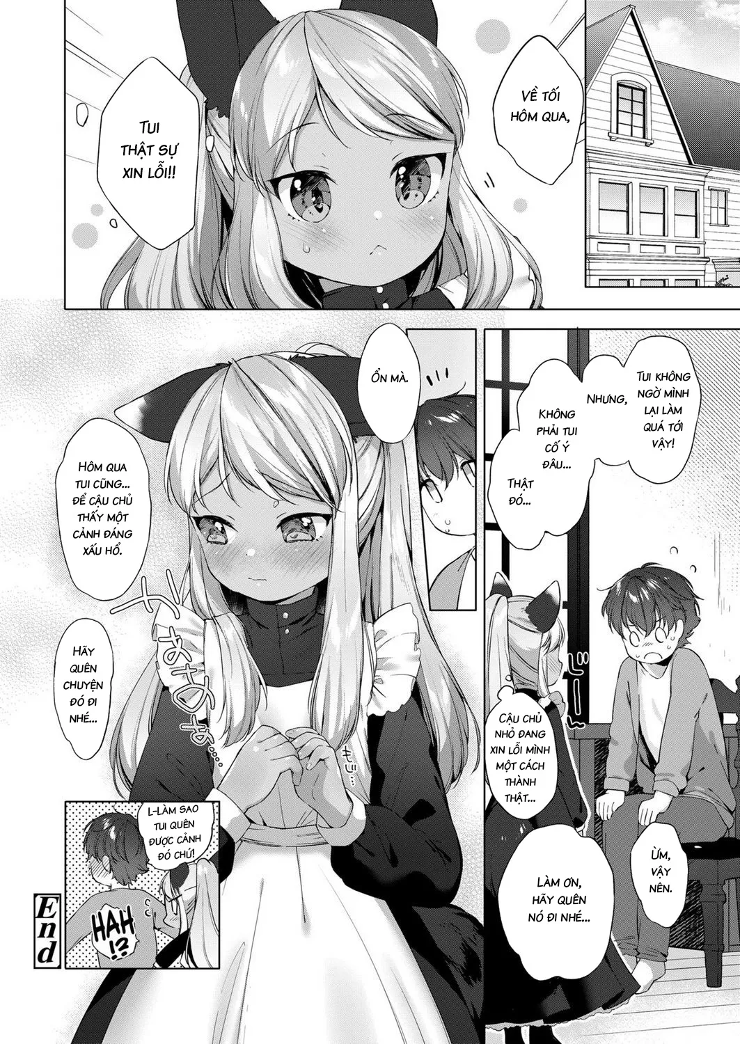 HentaiVN.net - Ảnh 22 - An Overprotective Maid's Unknown Affection [Kahogo Maid no Shinko Shirazu] - Oneshot
