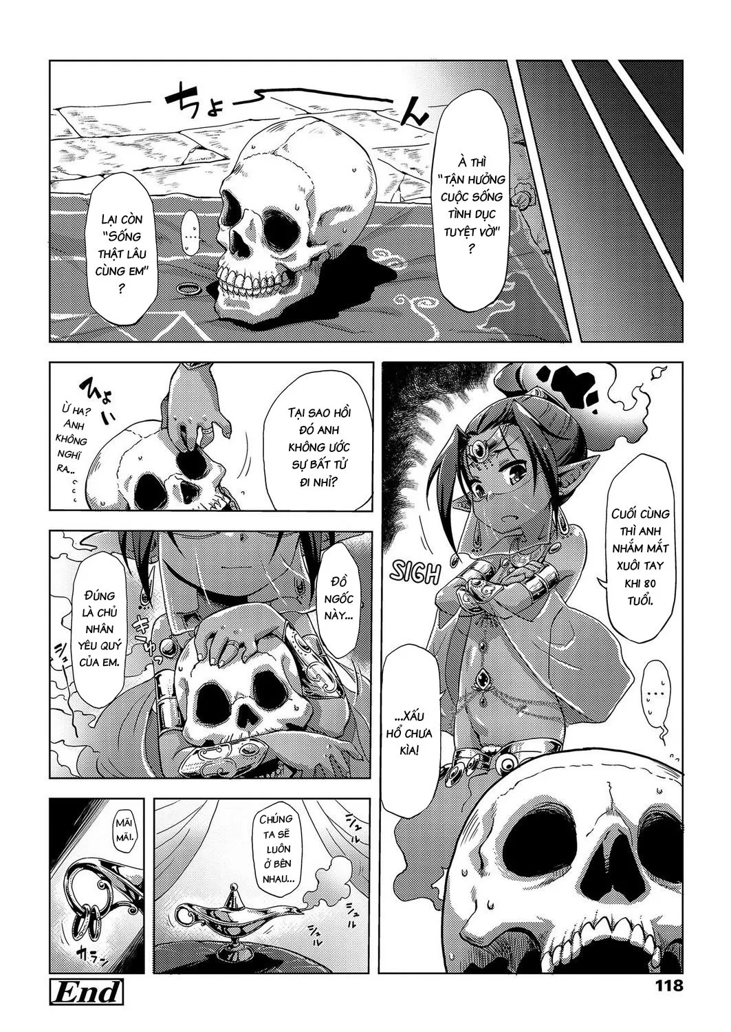 HentaiVN.net - Ảnh 24 - A Genie and a Hikikomori in The Lamp [Lamp de Majin de Hikikomori] - Oneshot