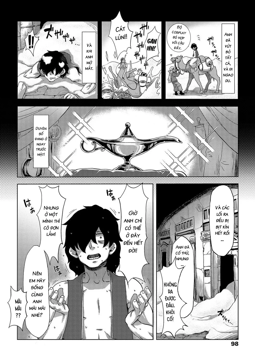 HentaiVN.net - Ảnh 4 - A Genie and a Hikikomori in The Lamp [Lamp de Majin de Hikikomori] - Oneshot