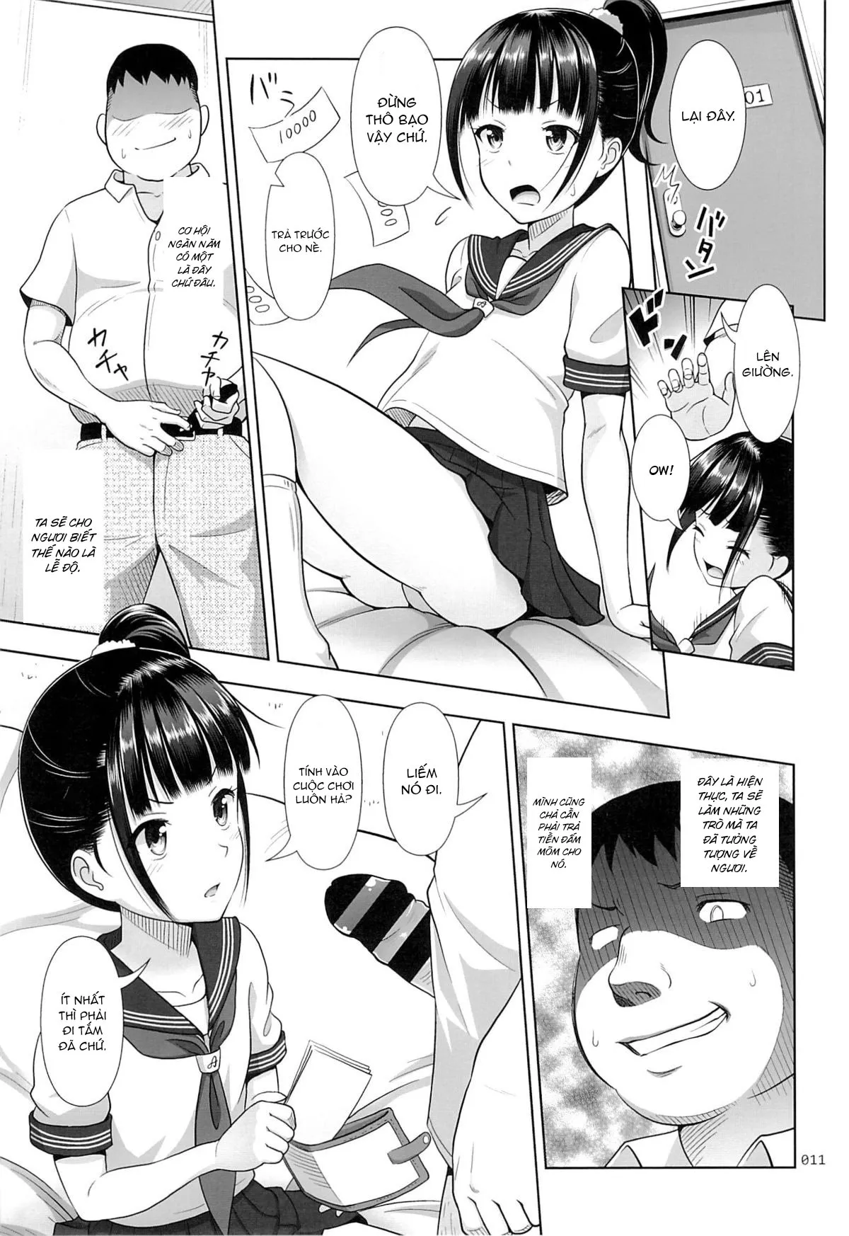 HentaiVN.net - Ảnh 11 - Dịch vụ chuyển phát phò non [Delivery na Syoujo no Ehon] - Chap 1