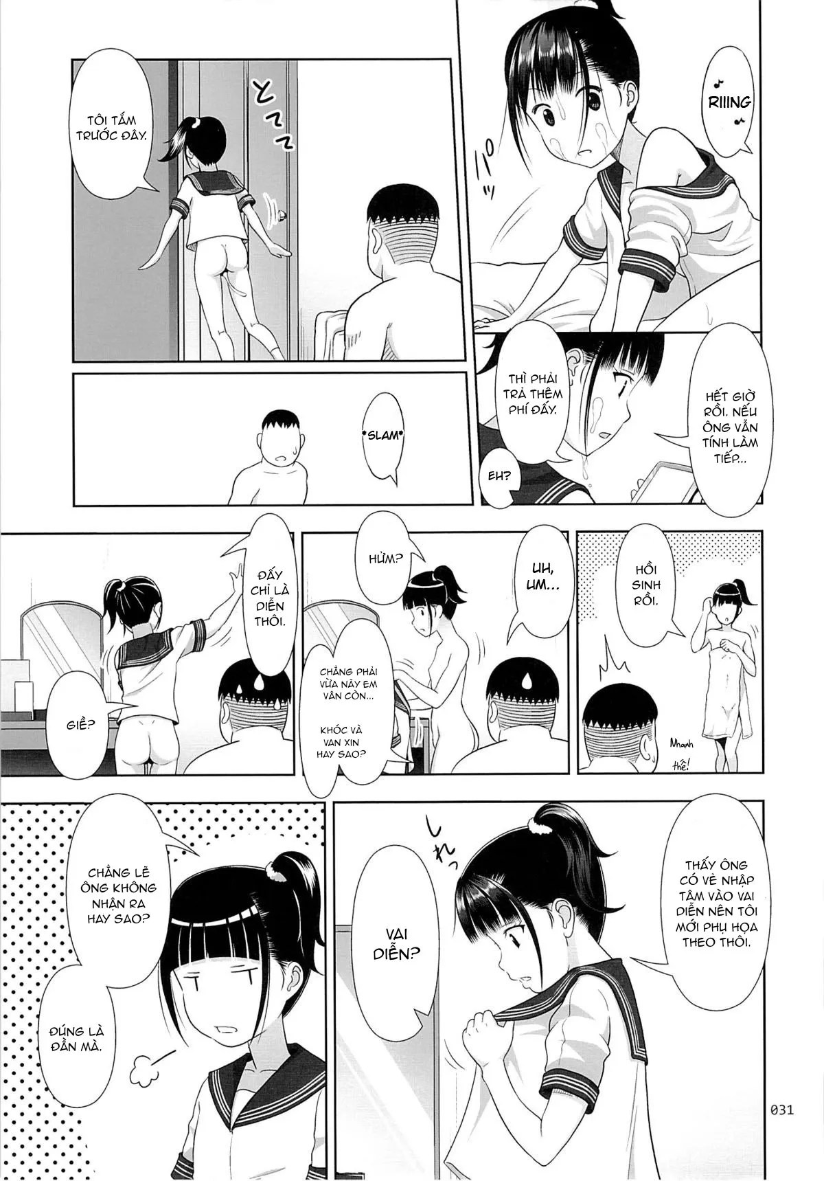 HentaiVN.net - Ảnh 31 - Dịch vụ chuyển phát phò non [Delivery na Syoujo no Ehon] - Chap 1