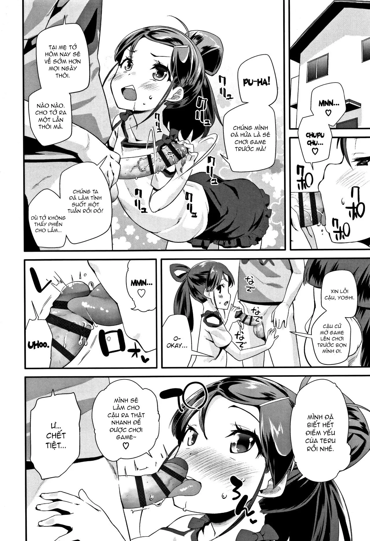 HentaiVN.net - Ảnh 12 - Hấp diêm cô bạn thuở nhỏ [Kirakira Otona Lesson, Gender Free] - Oneshot