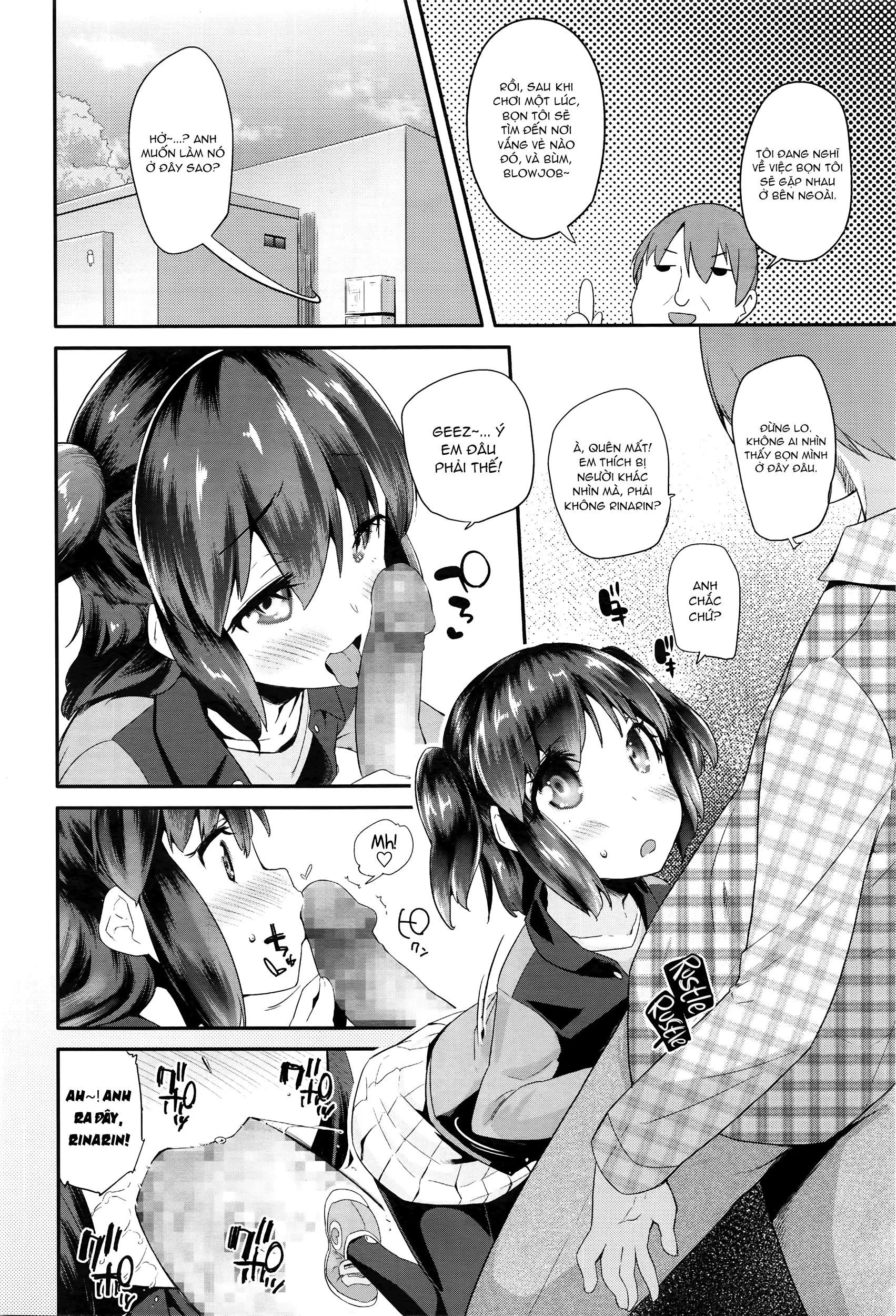 HentaiVN.net - Ảnh 4 - Pako Pako Rina Rin [Hanky-Panky Rinarin] - Chap 2