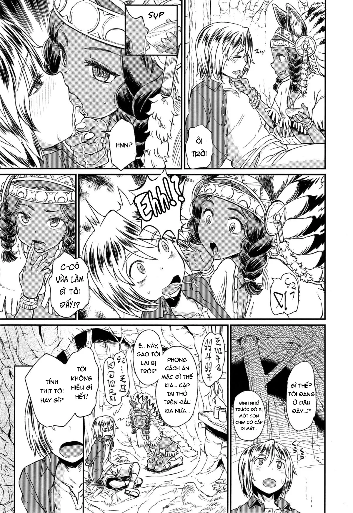 HentaiVN.net - Ảnh 6 - Khu rừng quái dị của Ordiy [Ordiy no Mori ;The Forest of Ordiy] - Oneshot
