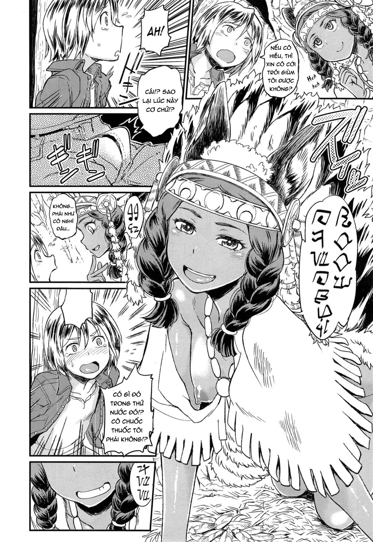 HentaiVN.net - Ảnh 7 - Khu rừng quái dị của Ordiy [Ordiy no Mori ;The Forest of Ordiy] - Oneshot