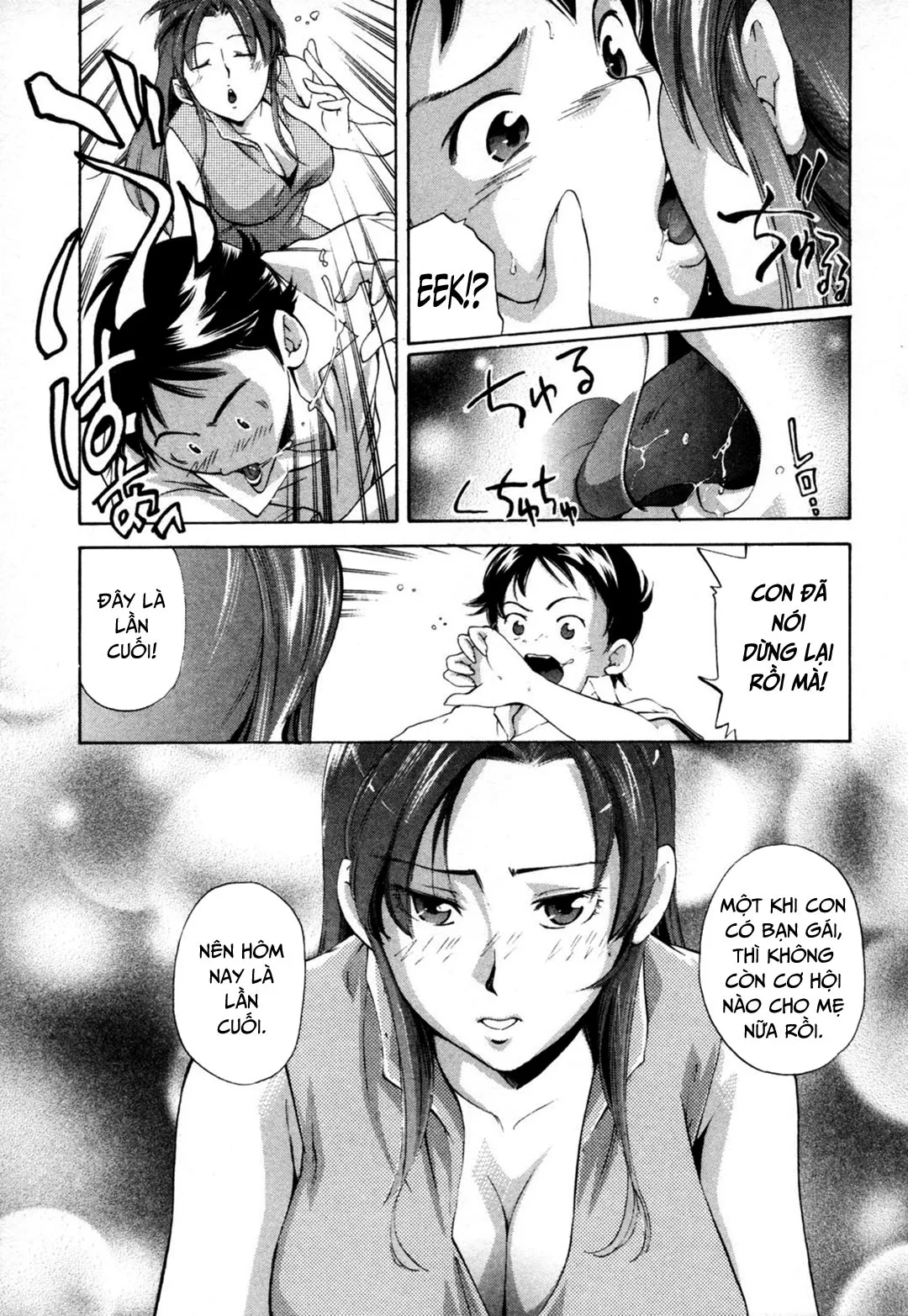HentaiVN.net - Ảnh 9 - Midara na Haha Shishunki na Boku [Lewd Mother and My Puberty] - Chap 1 - Mưu đồ của mẹ