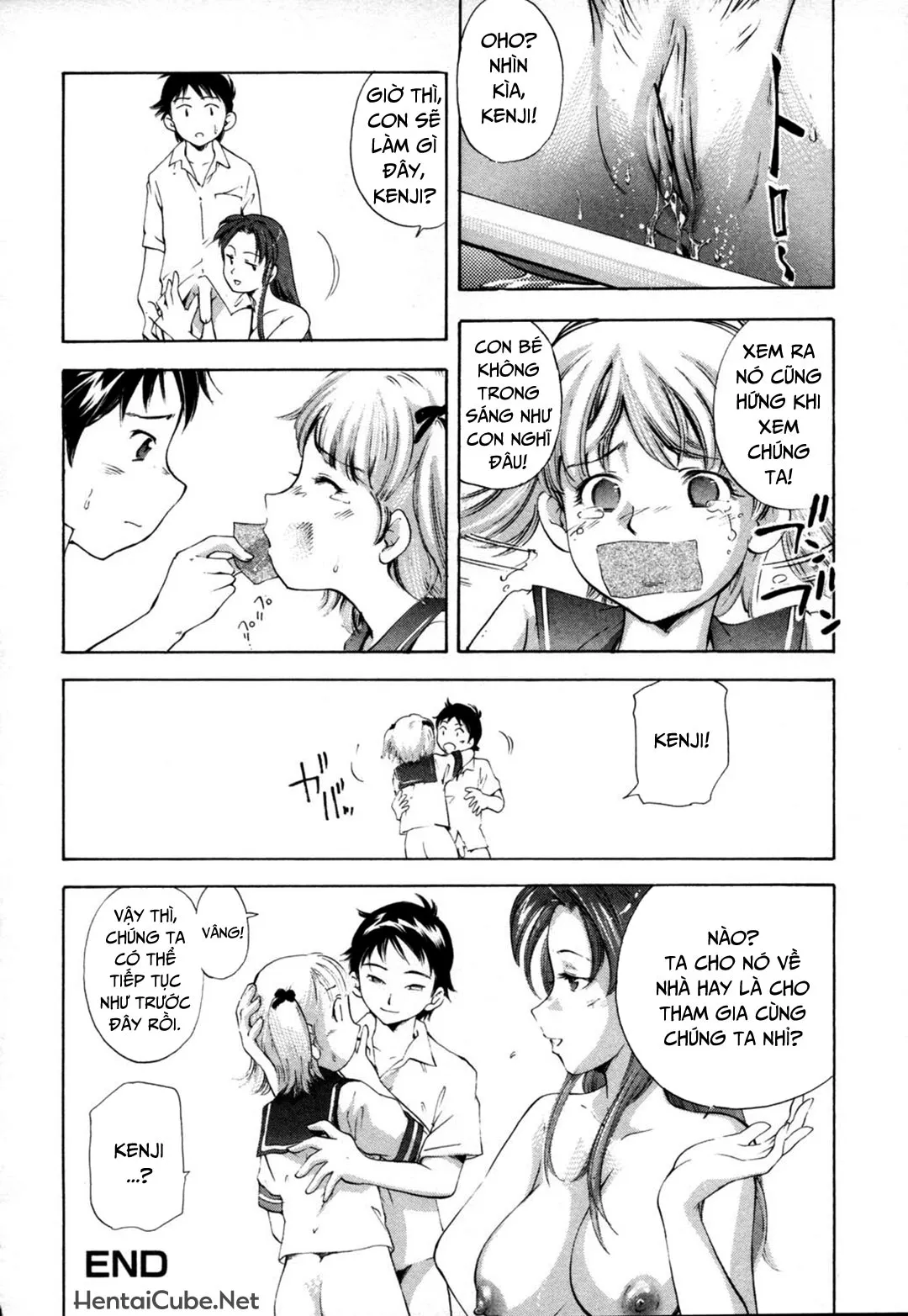 HentaiVN.net - Ảnh 18 - Midara na Haha Shishunki na Boku [Lewd Mother and My Puberty] - Chap 1 - Mưu đồ của mẹ