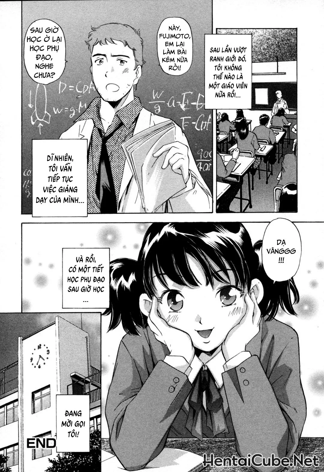 HentaiVN.net - Ảnh 17 - Midara na Haha Shishunki na Boku [Lewd Mother and My Puberty] - Chap 6 - Giờ học phụ đạo