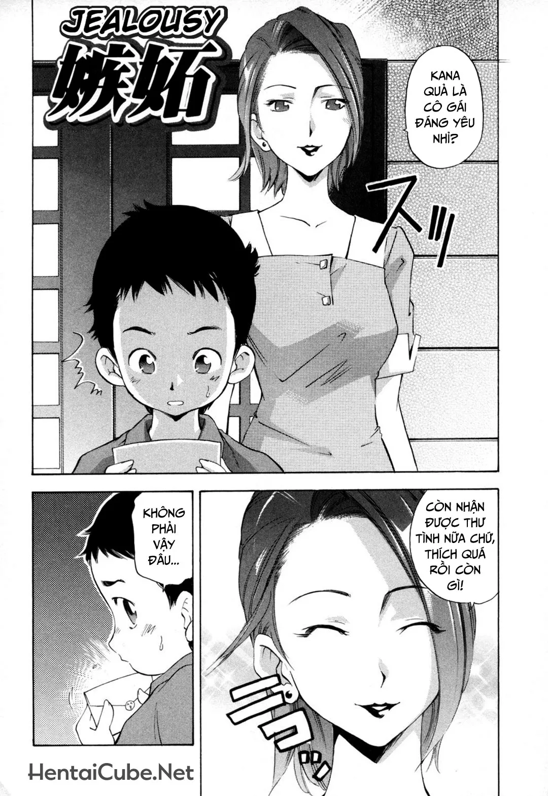 HentaiVN.net - Ảnh 3 - Midara na Haha Shishunki na Boku [Lewd Mother and My Puberty] - Chap 9 - Ghen tị | END