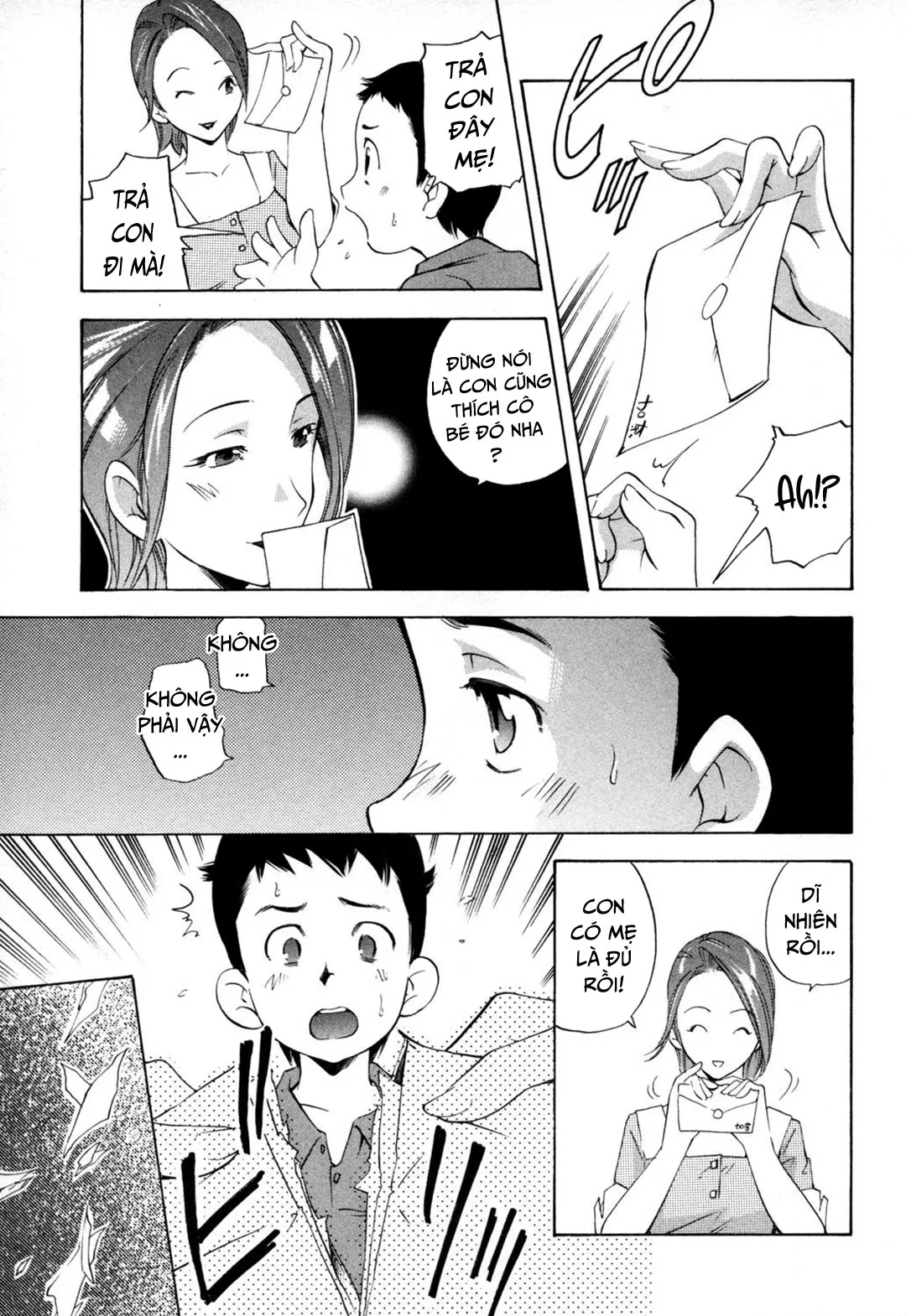HentaiVN.net - Ảnh 4 - Midara na Haha Shishunki na Boku [Lewd Mother and My Puberty] - Chap 9 - Ghen tị | END