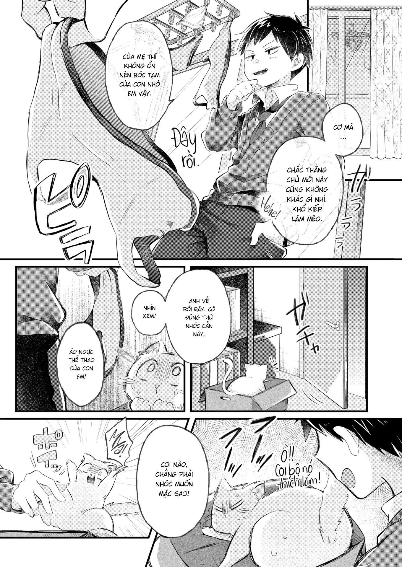 HentaiVN.net - Ảnh 3 - Yêu Miêu [What's the Myatter With You!?] - Oneshot