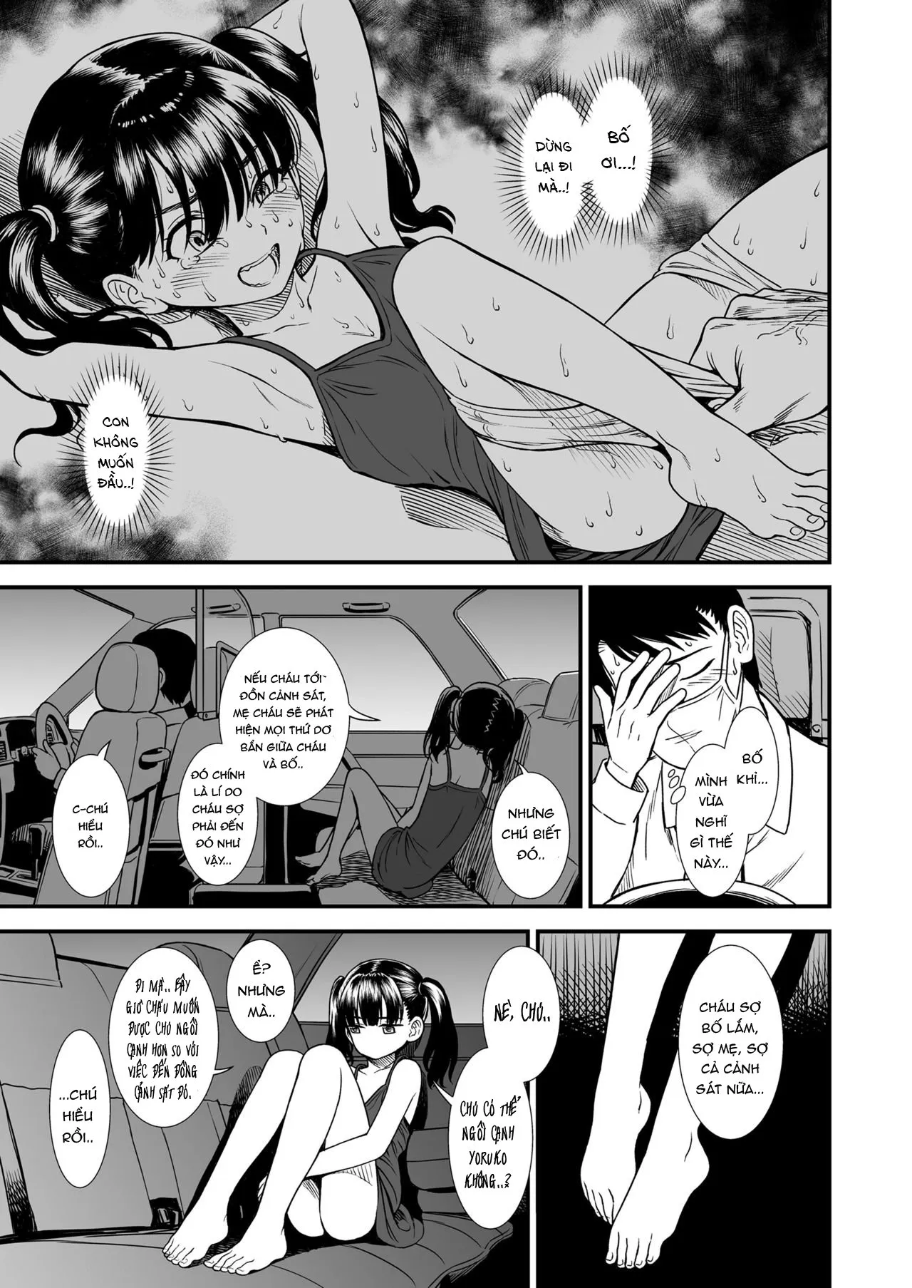 HentaiVN.net - Ảnh 10 - Cánh bướm dối gian [Mayonaka no Yoruko-san ...Yoruko no Koto Mamotte Kureru?...] - Oneshot
