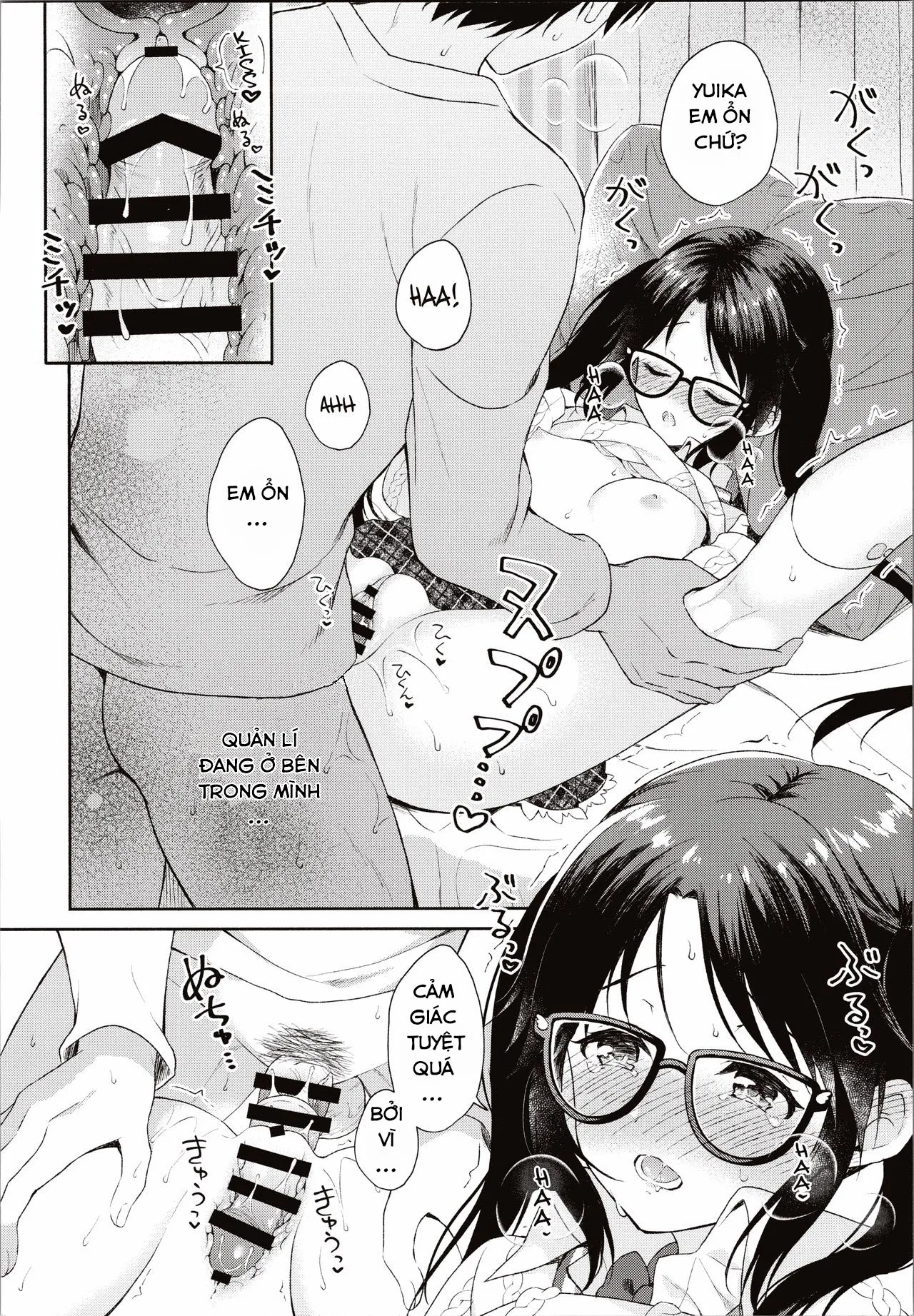 HentaiVN.net - Ảnh 12 - Anh Quản Lí Và Cô Nhân Viên [Ameiro Mitsumine One Room] - Oneshot