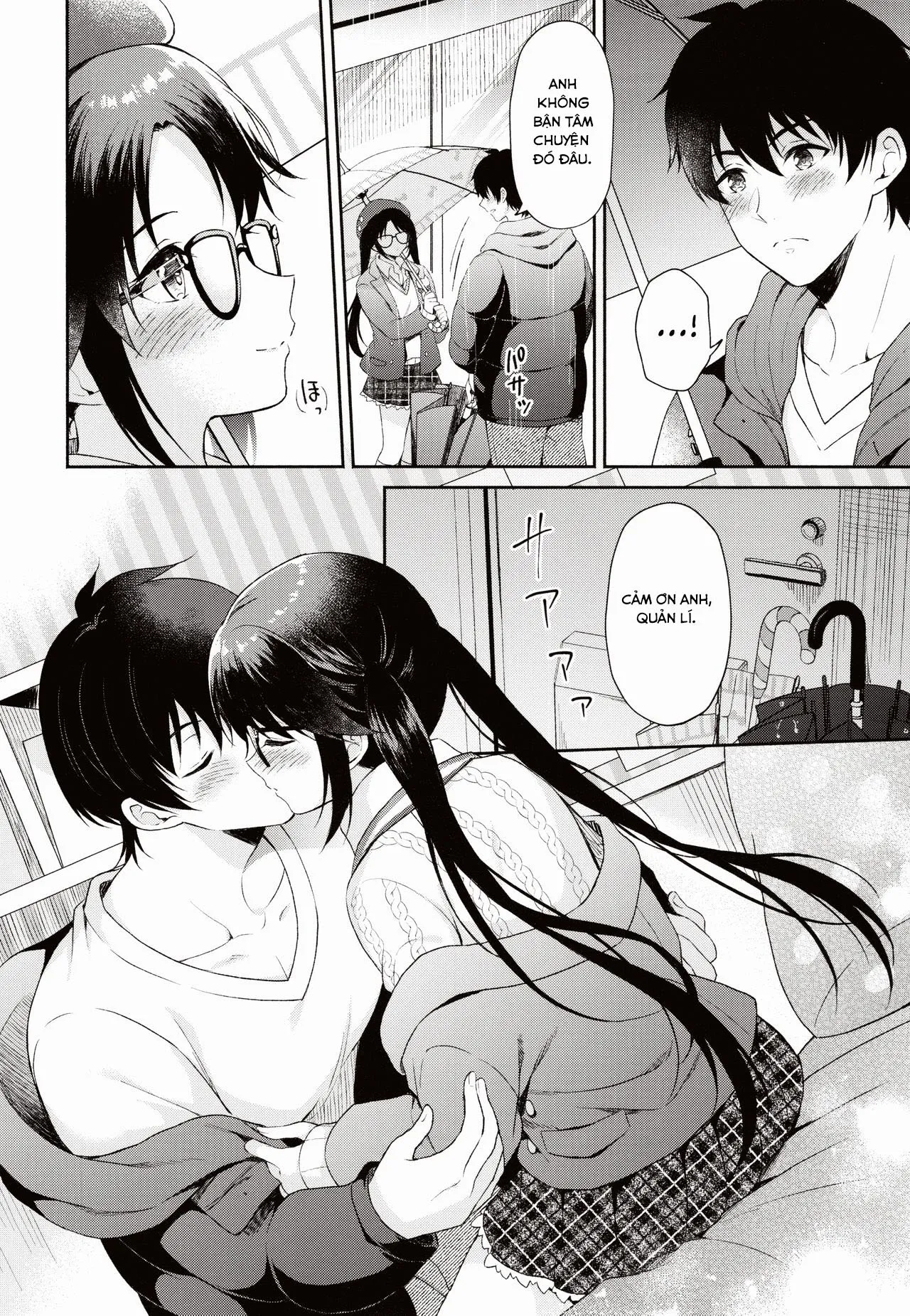 HentaiVN.net - Ảnh 6 - Anh Quản Lí Và Cô Nhân Viên [Ameiro Mitsumine One Room] - Oneshot