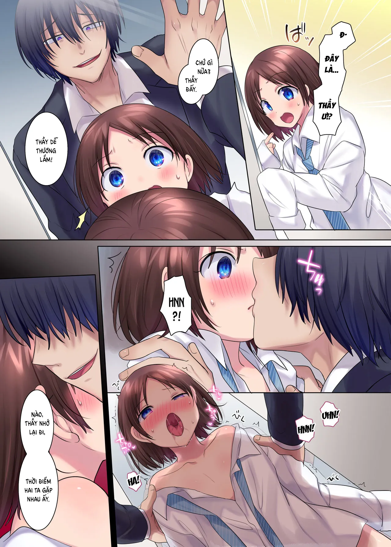 HentaiVN.net - Ảnh 10 - Cô nàng ngực khủng và gã bạn lắm chiêu [Psychopath Osananajimi to Kyonyuu Onna Kyoushi ni Sareta Ore ~Kako Kaihen de Yaritai Houdai~] - Oneshot