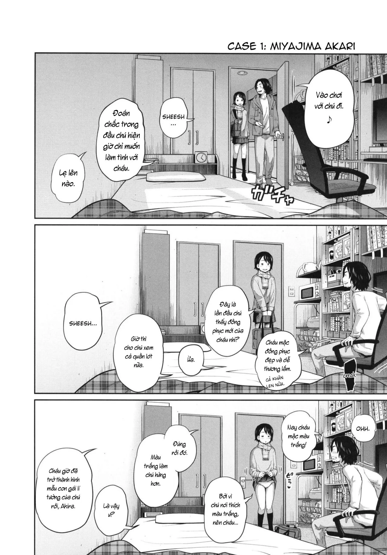 HentaiVN.net - Ảnh 3 - 3 trong số này có mối quan hệ loạn luân 2. [Kono Naka ni Kinshin Soukan Shiteiru Musume ga 3-nin Imasu #2] - Chap 1: Trường hợp 1.