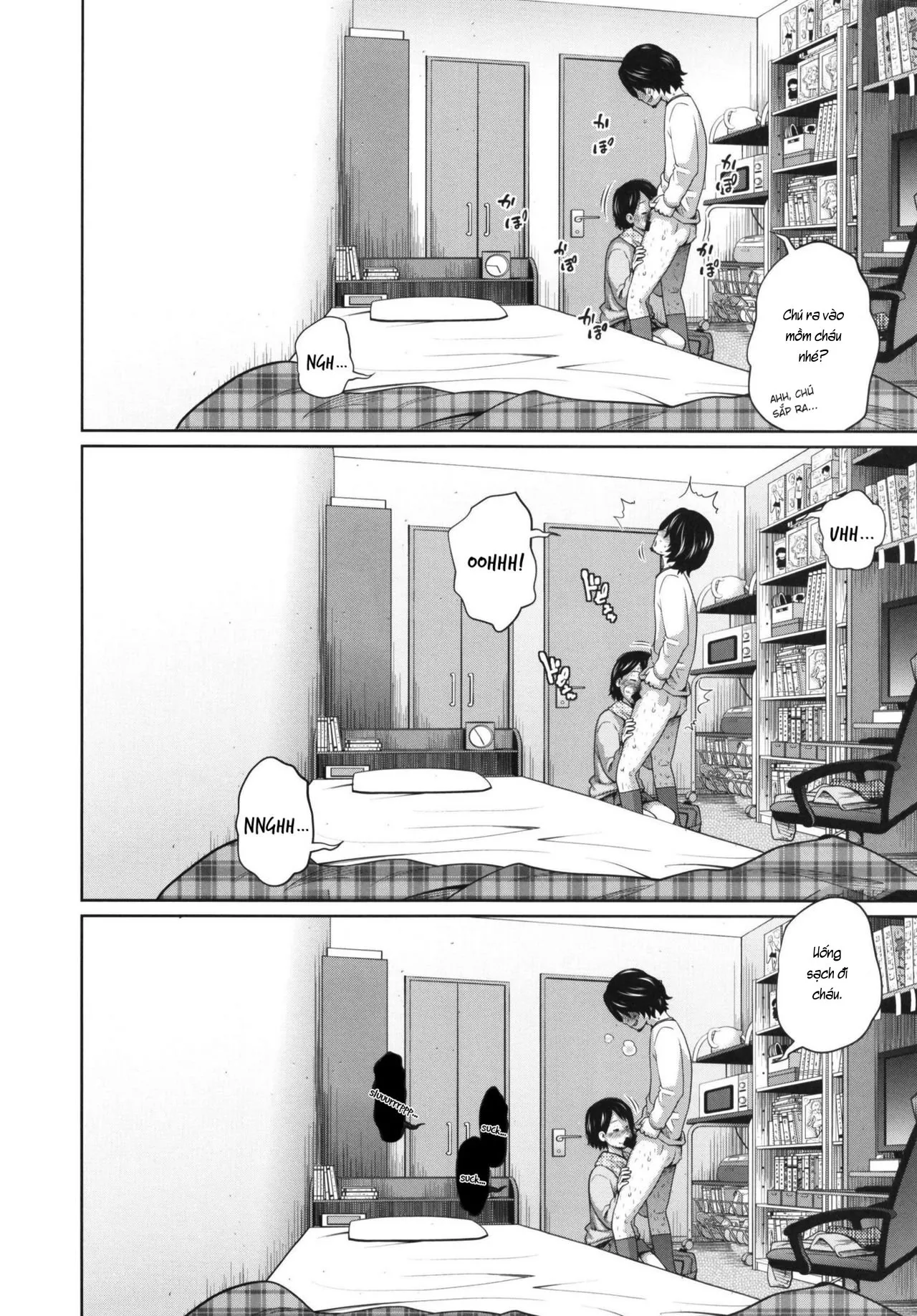 HentaiVN.net - Ảnh 5 - 3 trong số này có mối quan hệ loạn luân 2. [Kono Naka ni Kinshin Soukan Shiteiru Musume ga 3-nin Imasu #2] - Chap 1: Trường hợp 1.