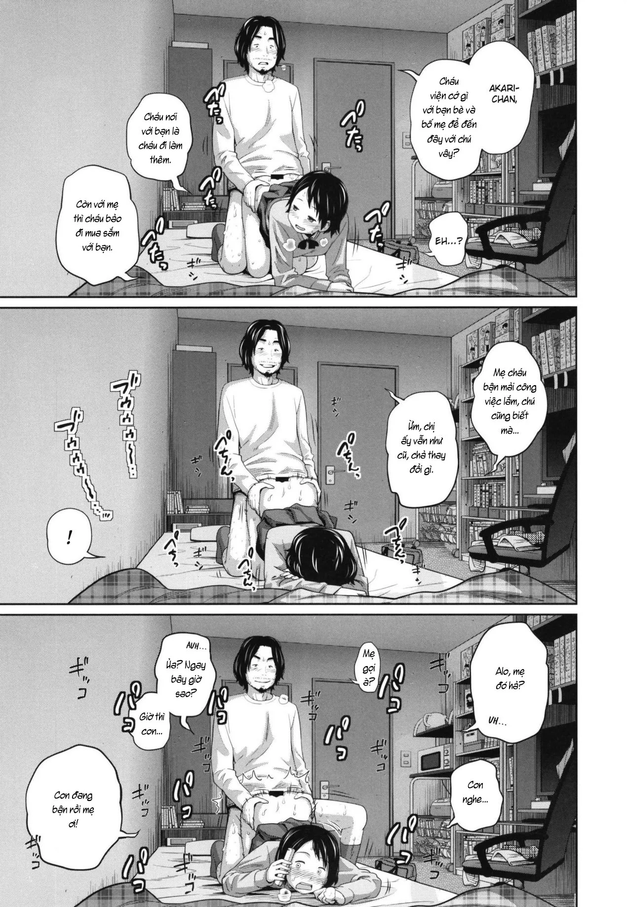 HentaiVN.net - Ảnh 8 - 3 trong số này có mối quan hệ loạn luân 2. [Kono Naka ni Kinshin Soukan Shiteiru Musume ga 3-nin Imasu #2] - Chap 1: Trường hợp 1.