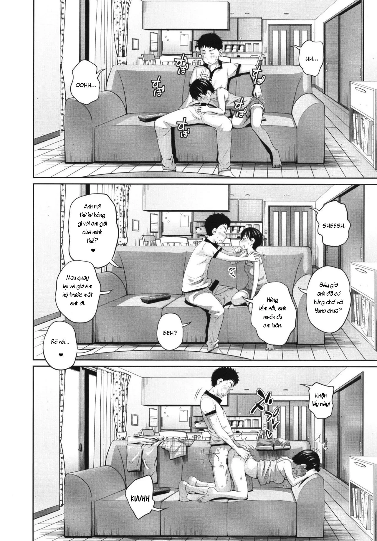 HentaiVN.net - Ảnh 4 - 3 trong số này có mối quan hệ loạn luân 2. [Kono Naka ni Kinshin Soukan Shiteiru Musume ga 3-nin Imasu #2] - Chap 2: Trường hợp 2.
