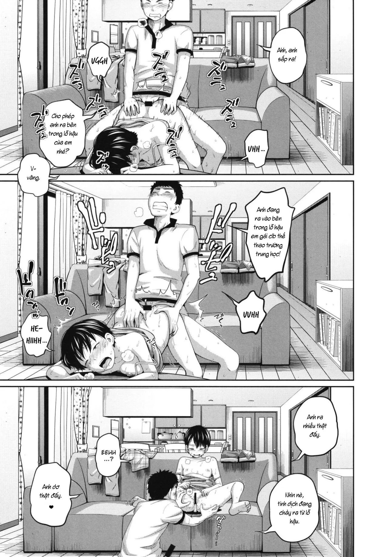 HentaiVN.net - Ảnh 7 - 3 trong số này có mối quan hệ loạn luân 2. [Kono Naka ni Kinshin Soukan Shiteiru Musume ga 3-nin Imasu #2] - Chap 2: Trường hợp 2.