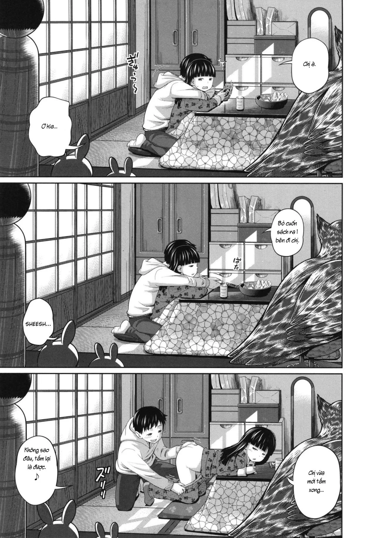 HentaiVN.net - Ảnh 3 - 3 trong số này có mối quan hệ loạn luân 2. [Kono Naka ni Kinshin Soukan Shiteiru Musume ga 3-nin Imasu #2] - Kết thúc.